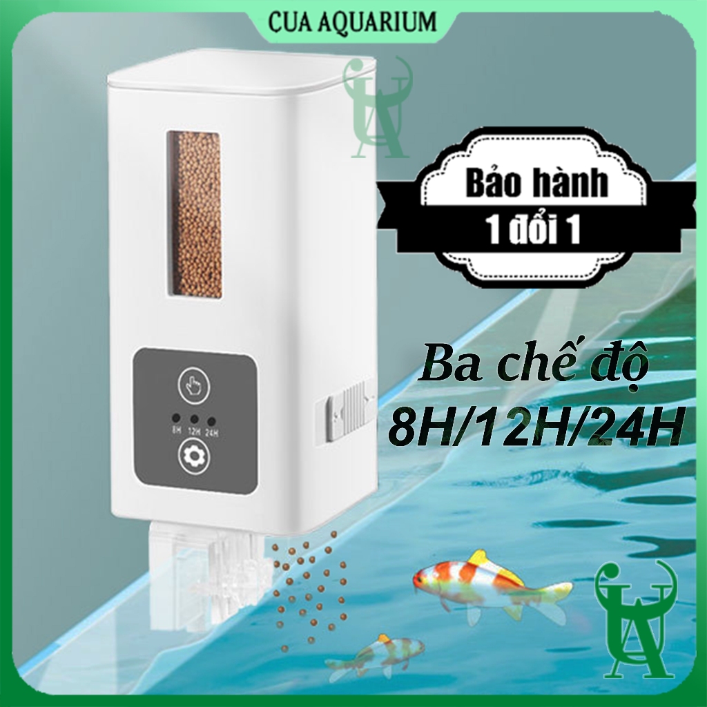 Máy cho cá ăn tự động hẹn giờ 3 chế độ