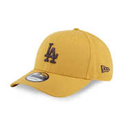 New Era Dodgers Yellow Mustard 9FORTY Adjustable Cap