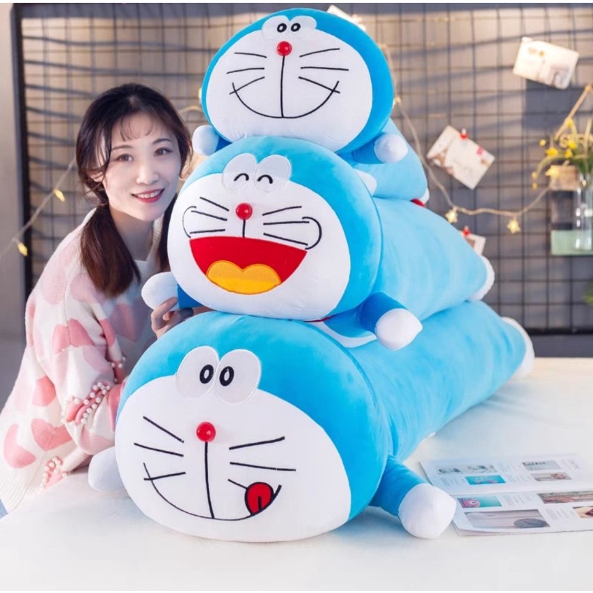 Gấu Bông Doraemon Biểu Cảm Siêu Cute Cho Bé Đủ Size 40 - 60 - 80 - 100