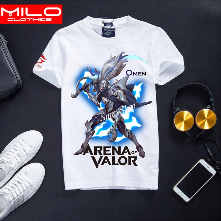 Áo thun Liên Quân Mobile cổ tròn cotton cực mát - Omen TK