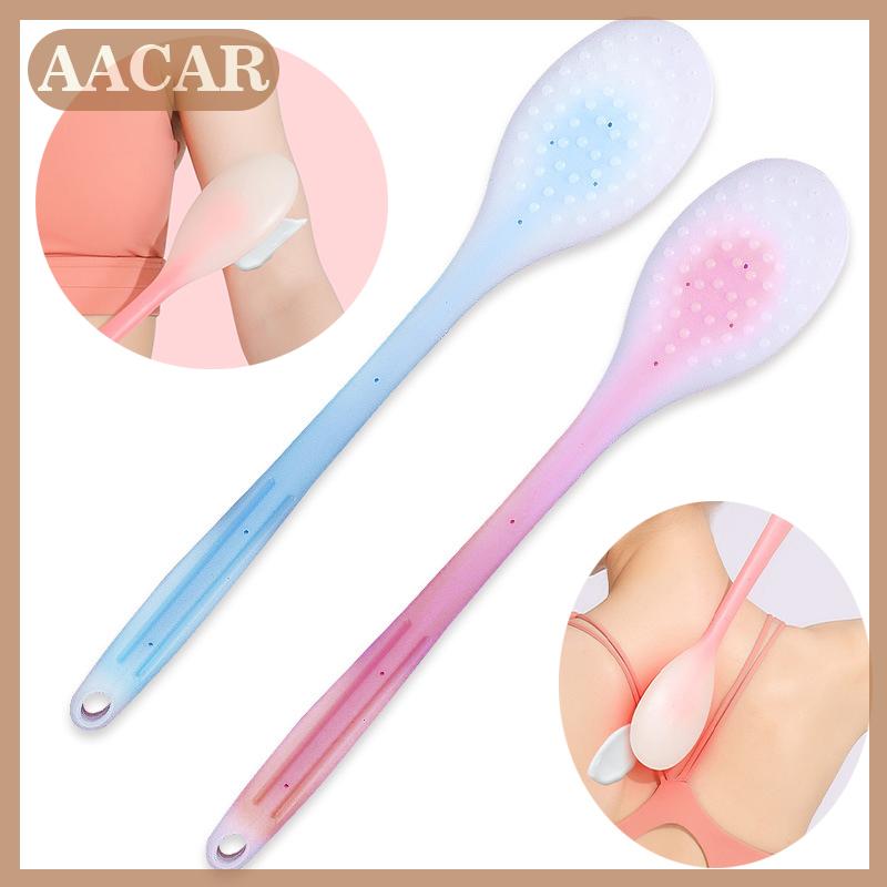 AACAR Đa-Chức Năng Kem Dưỡng Da Kem Chống Nắng Thuốc Mỡ Applicator Silicone Dài Xử Lý Cơ Thể Sạch Hơn Tắm Bàn Chải Kem Chống Nắng Trở Lại Applicator