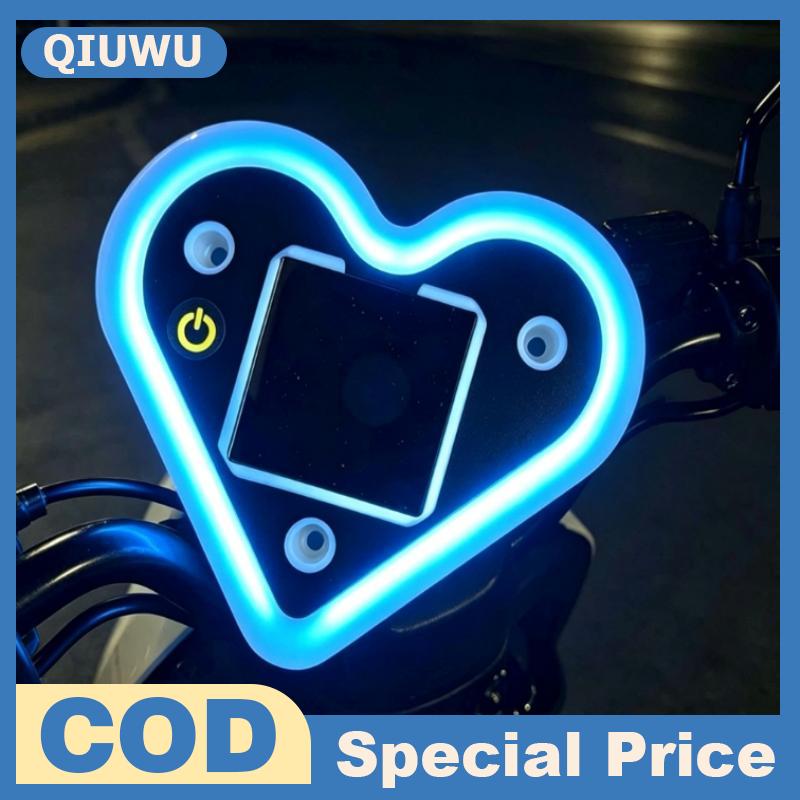 QIUWU Tình yêu trái tim năng lượng mặt trời dẫn bầu không khí ánh sáng cho xe tam giác cửa sổ ngoài trời cảnh báo ánh sáng trang trí đèn neon Giá 47,846 Đồng*Miễn phí vận chuyển