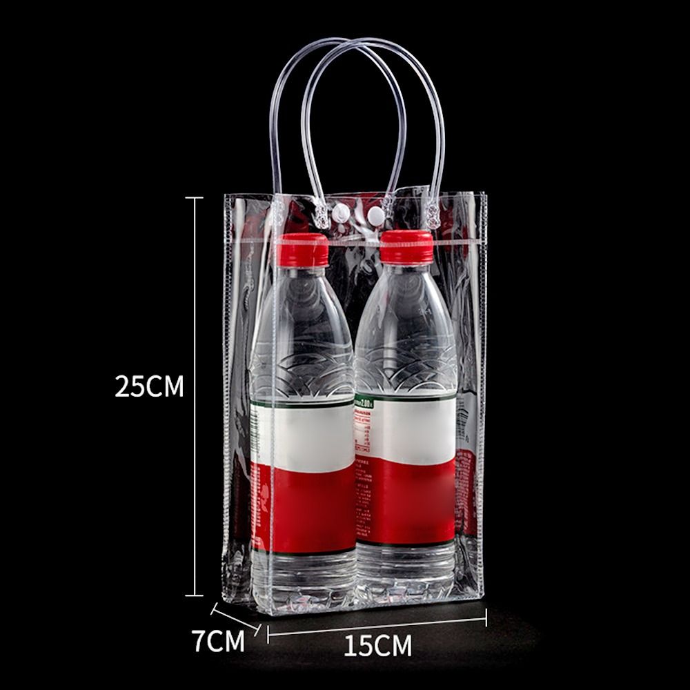 JEE Sức chứa lớn Túi xách PVC Đa năng Trong suốt Quà tặng Túi thạch Bền Nhựa Túi Quà Tặng Quà Tặng - 5