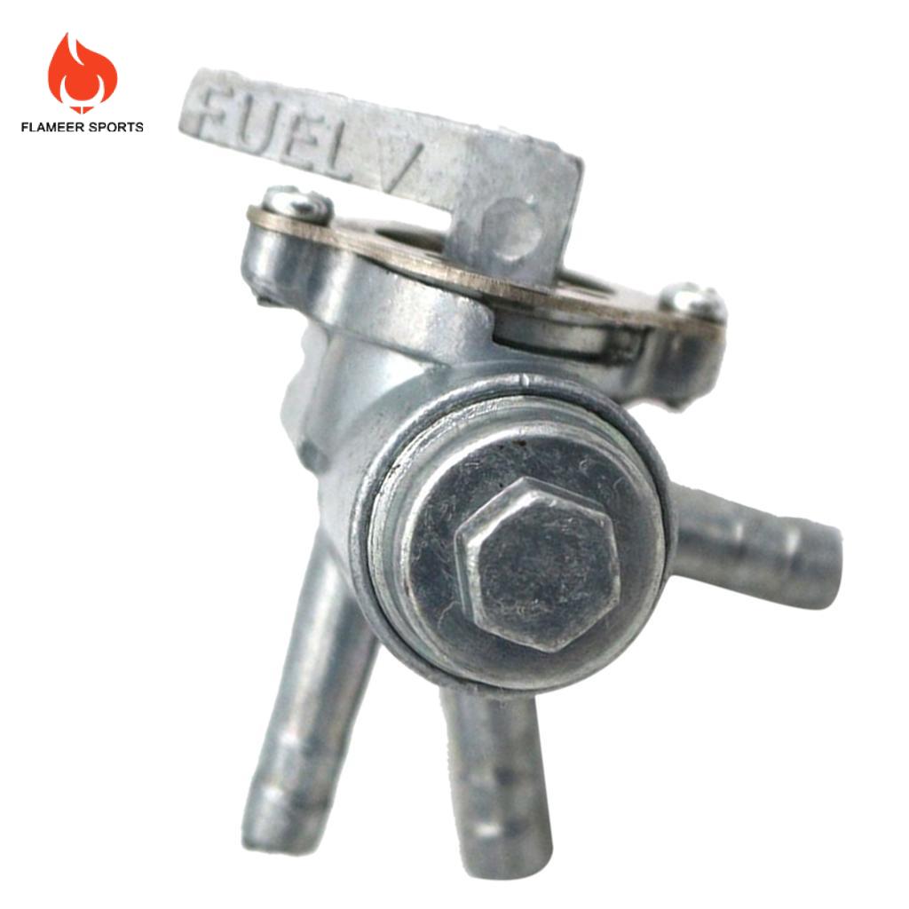 Flameer ATV chuyển đổi, nhôm 3 cổng petcock Tank 1 mảnh