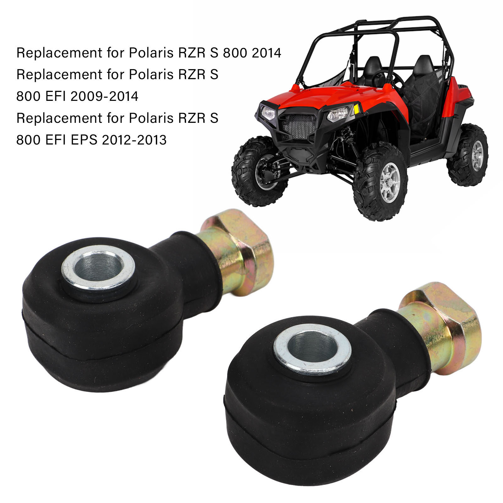 2 cái thanh kéo kết thúc bóng khớp phụ kiện thay thế cho Polaris S 800 2014 với tinh vi nghề thủ công