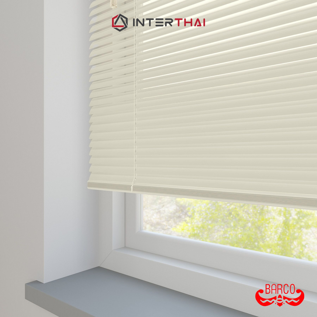 มู่ลี่  BARCO มู่ลี่ PVC 1 นิ้ว สีครีม ราคาพิเศษ