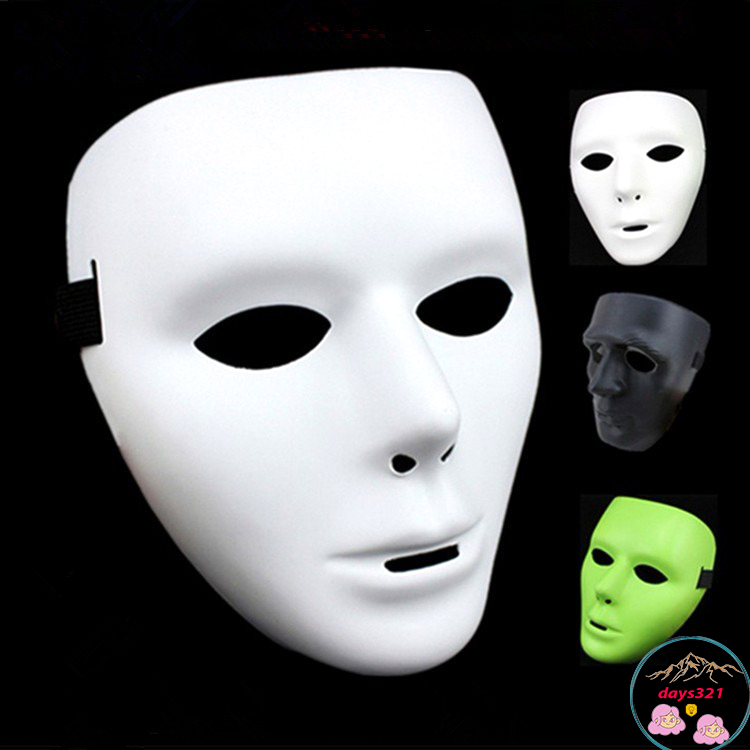 Mặt Nạ Hóa Trang Dạ Hội Màu Trắng Phong Cách Hip Hop jabbawockeez trong phim người 3 mặt (10 LOẠI) hacker - MSP798508