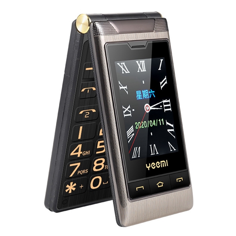 Mafam F10 Dual-screen Flip Phone, 2.8 inch Touch Display + 2.4 inch, 5900mAh, Support FM, SOS, GSM, Family Number, Big Keys, Dual SIM(Gun Metal)(One year warranty) ราคา 1,220 บาท*ส่งฟรี