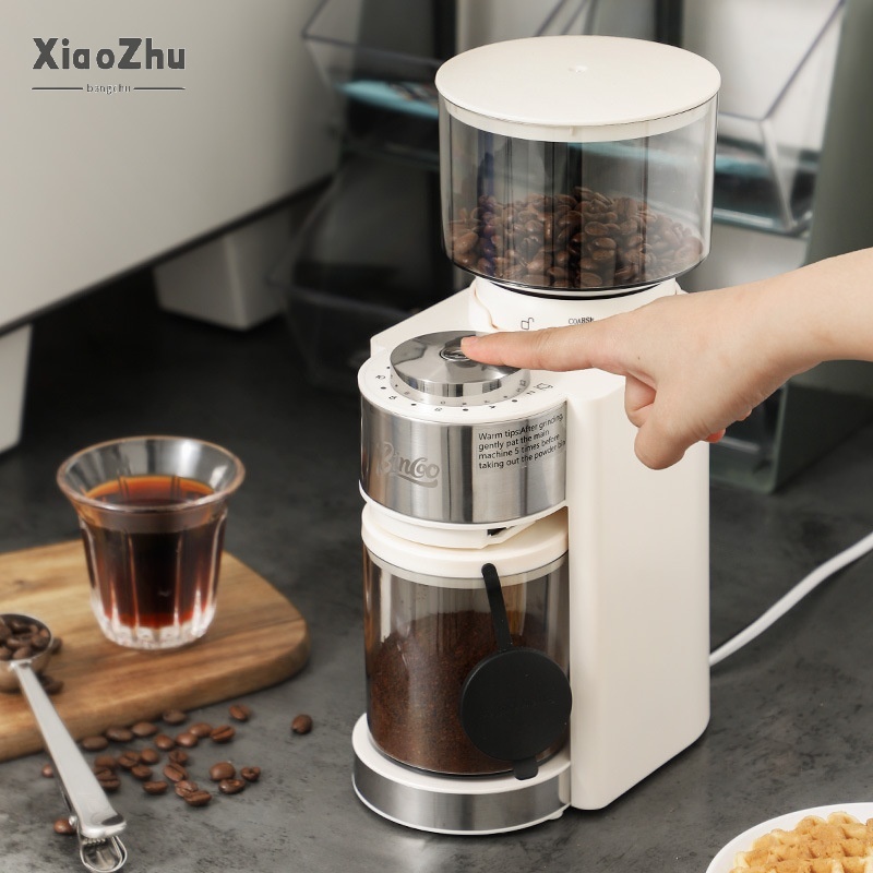 Xiaozhubangchu Electric bean grinder fully automatic coffee bean grinder hand brewing espresso machine household small grinder ราคา 886 บาท*ส่งฟรี