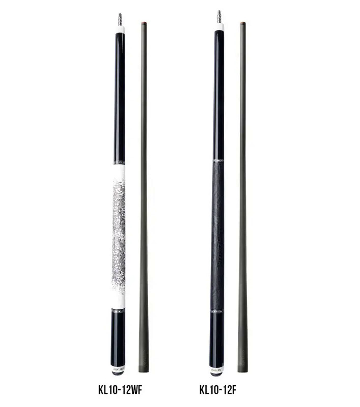 Konllen 58 "1/2 KL10-12 Công nghệ màu đen sợi Carbon bi-a hồ bơi Cue Stick 12.3-12.5mm trường Hợp Chủ đặt