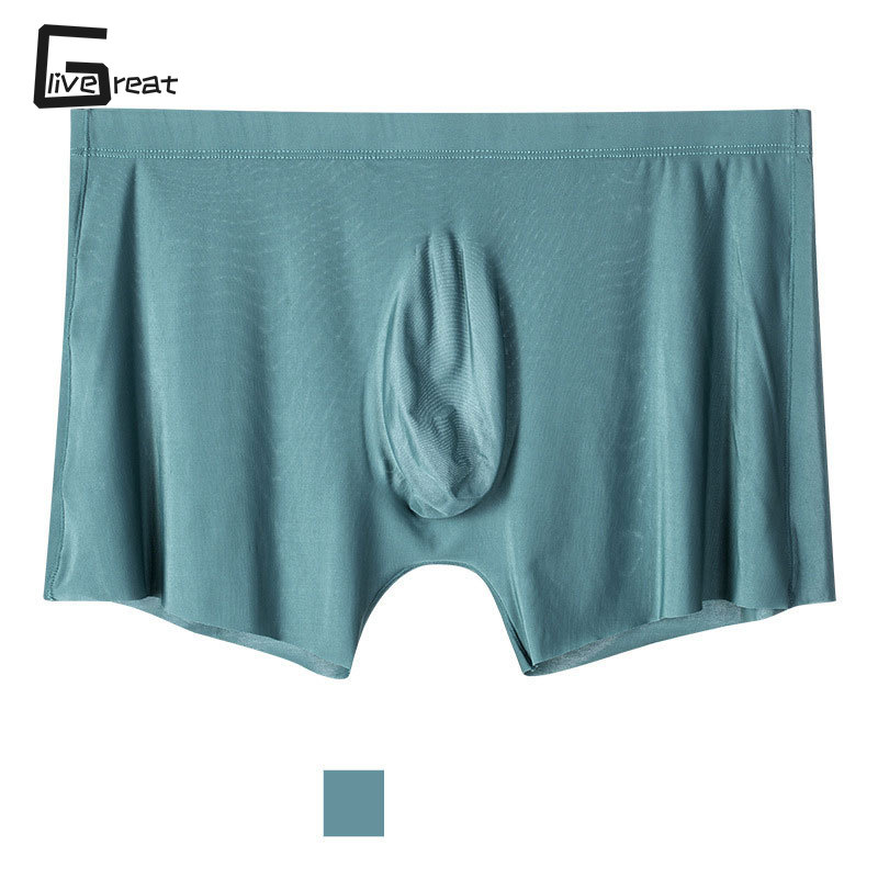 LIVE GREAT 60 đếm Modal Đồ lót nam liền mạch giữa eo thể thao cotton boxer quần soóc rộng thoáng khí