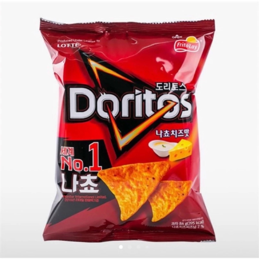 Snack Doritos Lotte Hàn Quốc Vị Phô Mai 84g