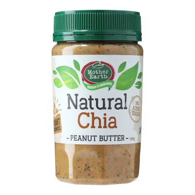 [ Bundle of 2 ] Mother Earth Peanut Butter Chia Seed - by Optimo Foods
