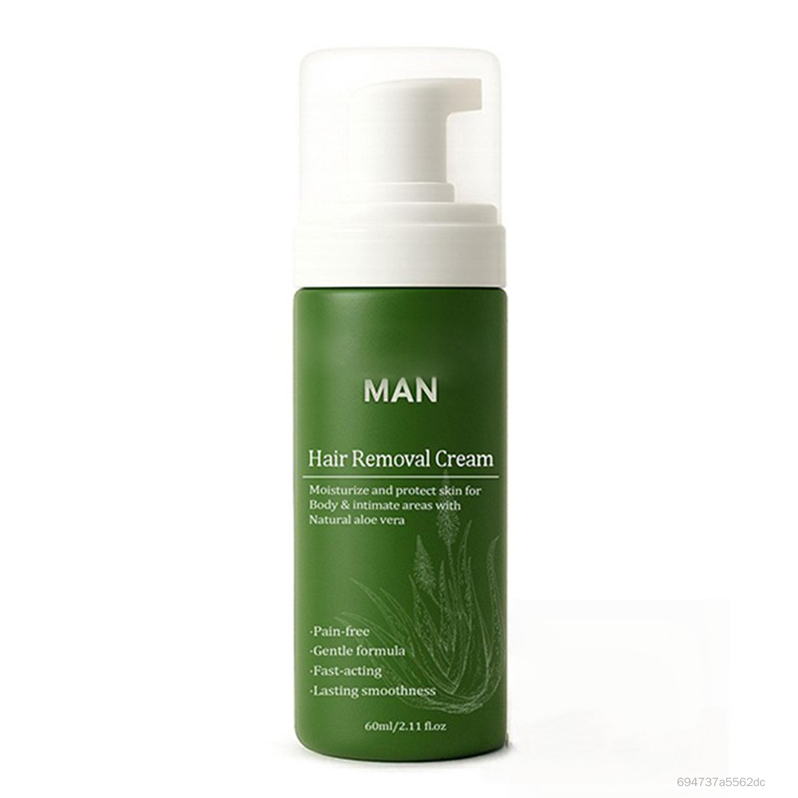 Kem Làm Rụng Lông Nhẹ Cho Nam Dành Cho Da Nhạy Cảm Triệt Lông Nhanh Kéo Dài Cho Nách Tay Chân 60Ml HUB-VN