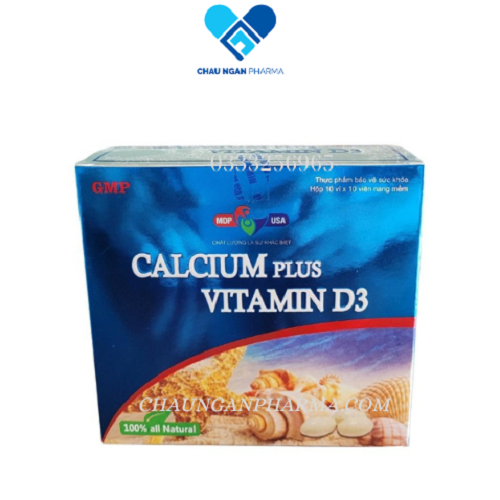 Calcium Plus Vitamin D3 - Tủ Thuốc Bảo Châu