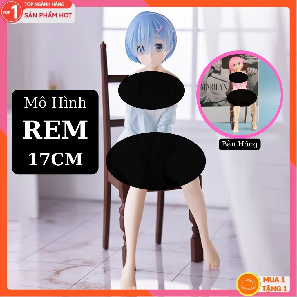 Mô Hình REM và RAM 17CM Mô hình Figure Mô Hình Anmie ReZero Bắt Đầu Lại Ở Thế Giới Khác