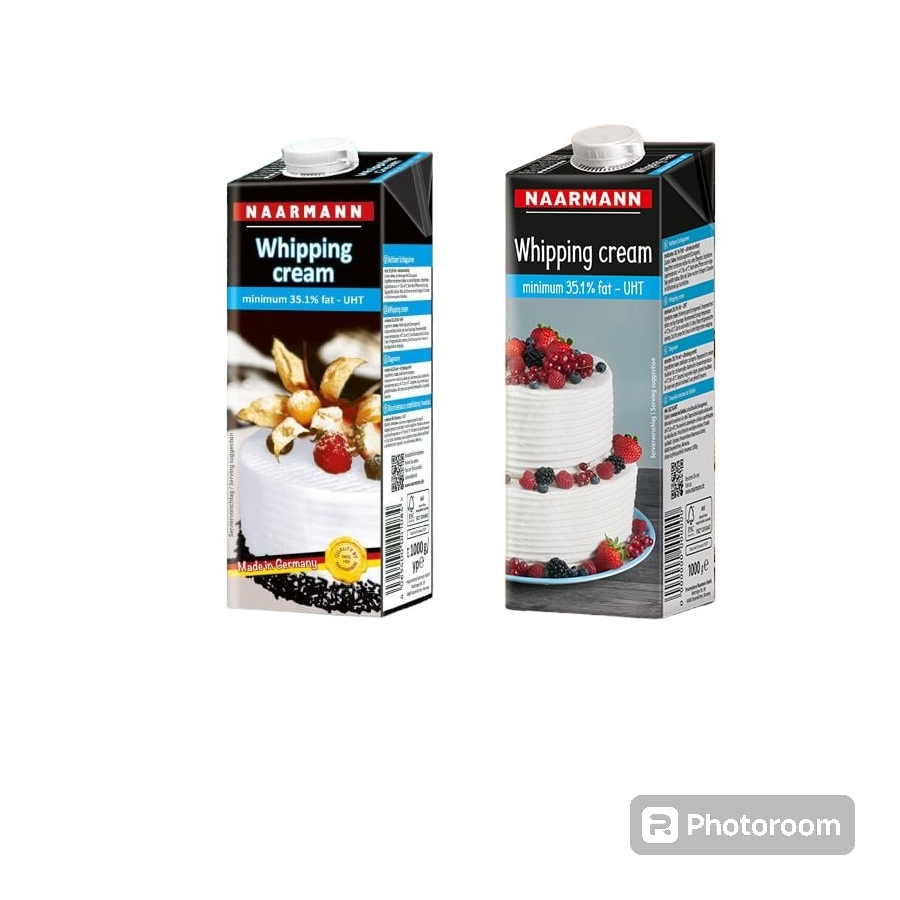 Kem sữa whipping cream Naarmann Đức 1L