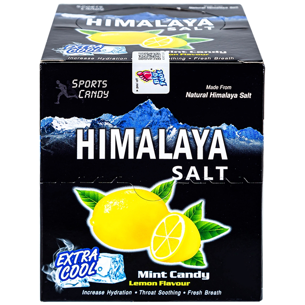Kẹo ngậm bạc hà hương chanh muối the mát Himalaya Salt Extra Cool (15g)