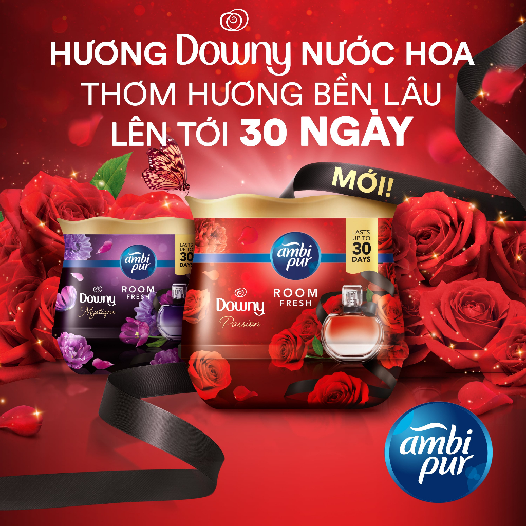 Hộp Sáp Thơm Khử Mùi Downy Ambi Pur 180gr - Hộp Sáp Thơm Khử Mùi, Kháng Khuẩn