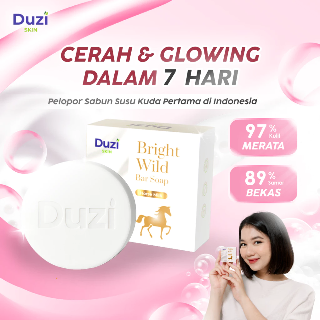Duzi Skin - Sabun Susu Kuda - Bright Wild Bar Soap Horse Milk