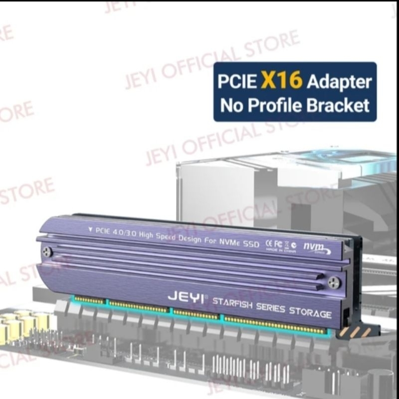 Card chuyển đổi PCIE x1 x4 x8 x16 to M.2 nvme JEYI chính hãng .kienstore358