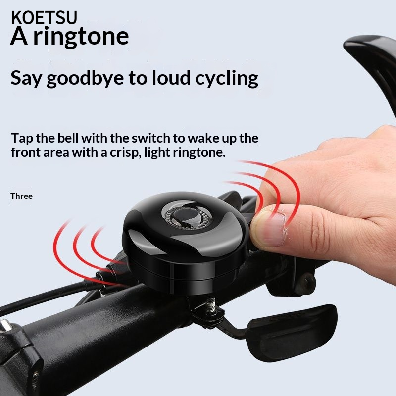 Koetsu Classic Steel Bicycle Bell with a Clear and Loud Sound for All Types of Bicycles. ราคา 18 บาท*ส่งฟรี