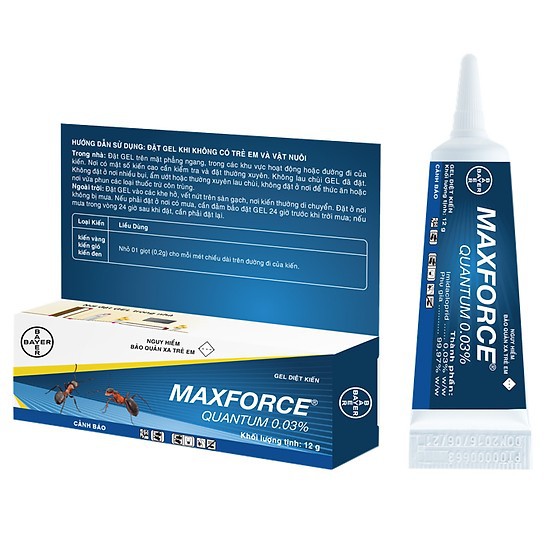 GEL diệt kiến Bayer Maxforce Quantum (12g) CHÍNH HÃNG