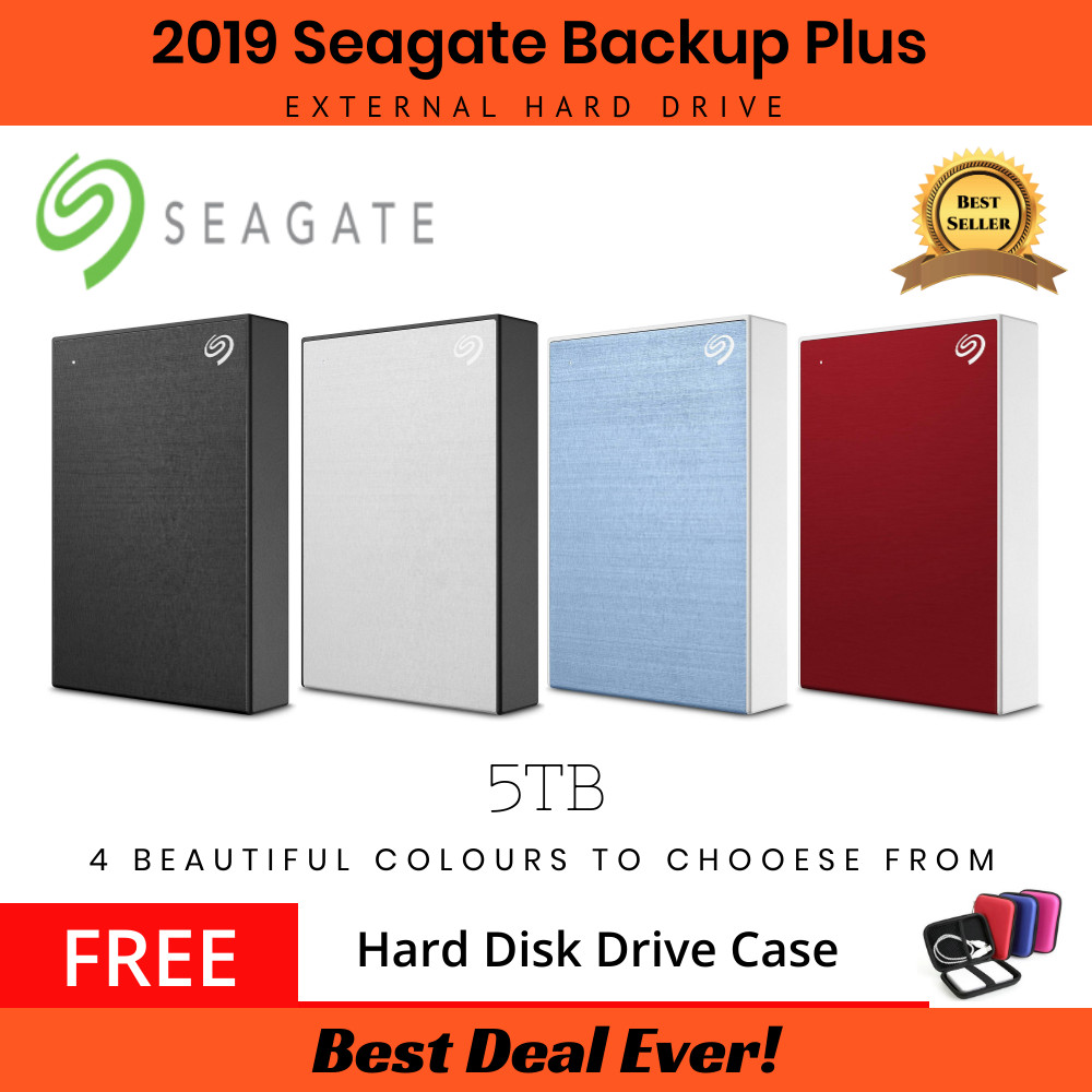 seagate backup plus 5tb portable hard drive sale