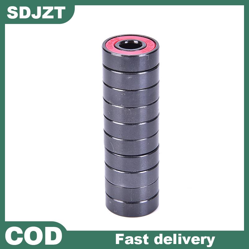 【SDJZT Tools】 10Pcs set 608 2RS Bearing Deep Groove Steel Sealed Ball Bearings 608RS 608-2RS Giá 29,808 Đồng*Miễn phí vận chuyển