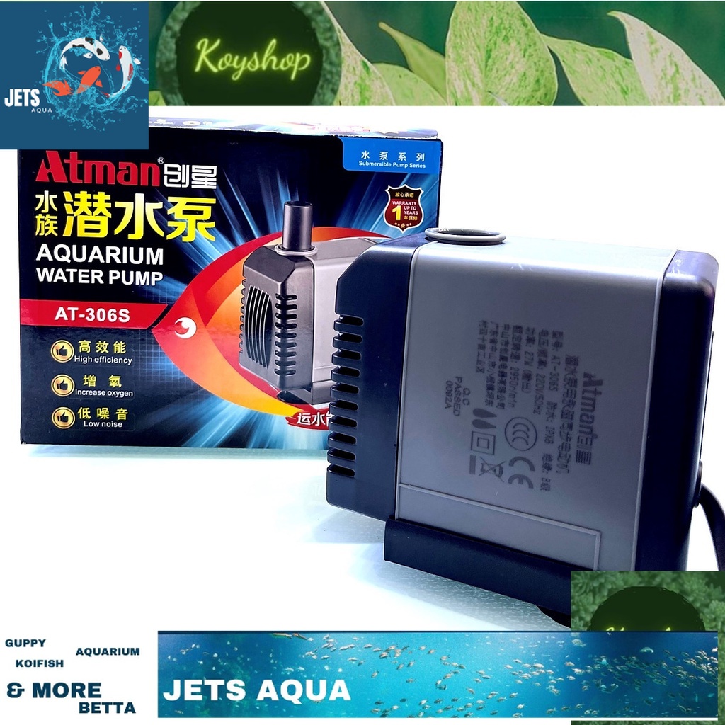 Máy bơm atman 306s | 305s | 304s | 303s | 302s | 301s - máy bơm hồ cá thế hệ mới, tiết kiệm điện- giao nhanh 2h