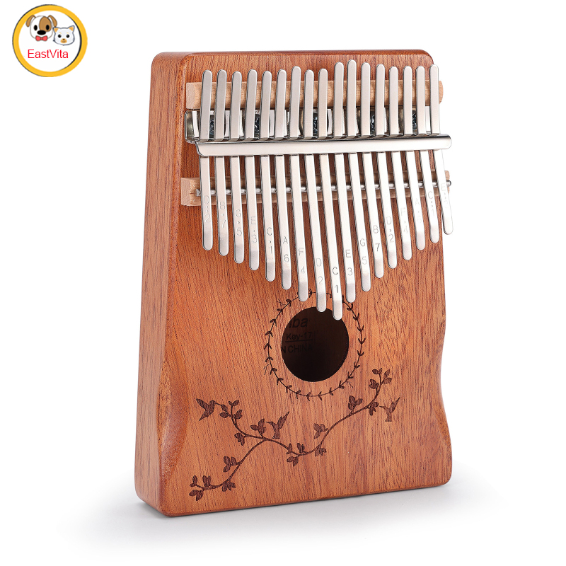 Muspor Kalimba 17-key Mahogany Thumb Piano Kalimba Finger Piano Musical Instrument For Performance Recording