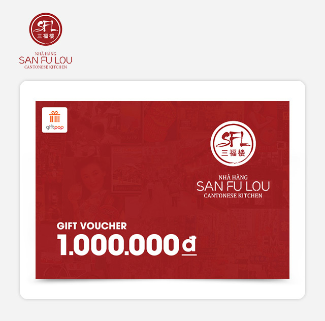 [12.12] Phiếu quà tặng San Fu Lou 1000k