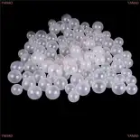 YANAO 50 quả bóng nhựa màu trắng trong suốt an toàn cho trẻ em Đồ chơi vui nhộn Bể bơi đại dương