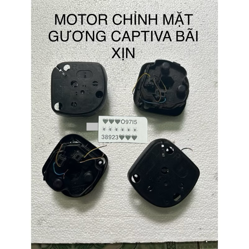 2 MOTOR CHỈNH MẶT GƯƠNG CHEVROLET CAPTIVA BÃI XỊN THÁO XE