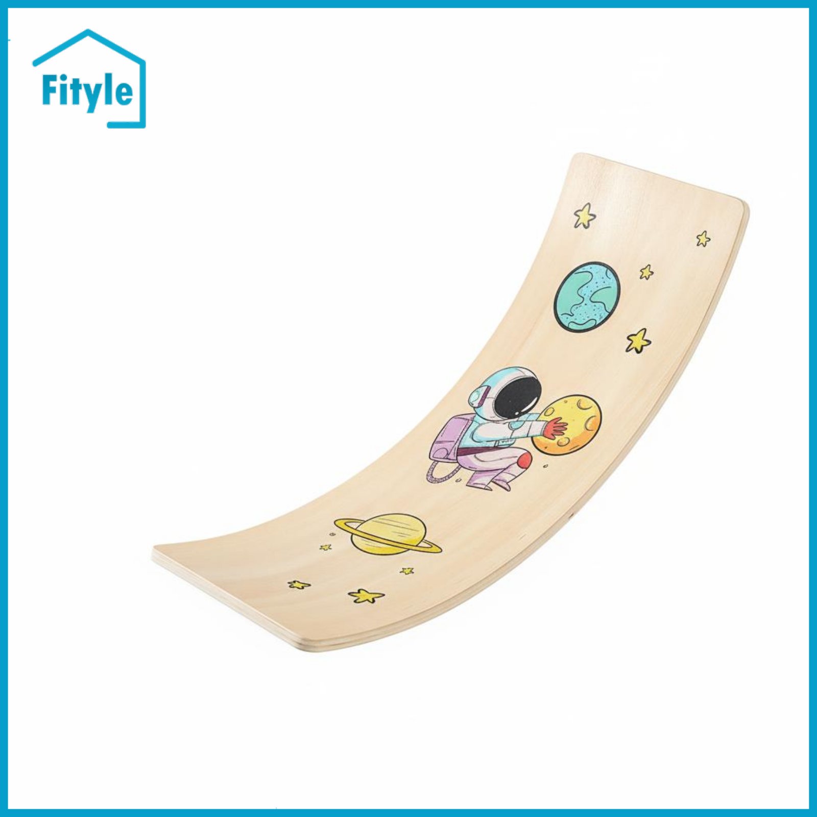 Fityle Multi-Purpose Kids Balance Board Versatile Curved Rocker Board Sparks Creativity Kids' Sensory Toy Long-Lasting Natural Wood for Toddlers, Playroom ราคา 1,997 บาท*ส่งฟรี