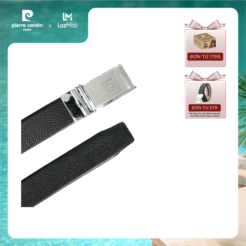 [New] Thắt lưng nam Oscar khóa tự động không gỉ, dây da bò thật sang trọng 067