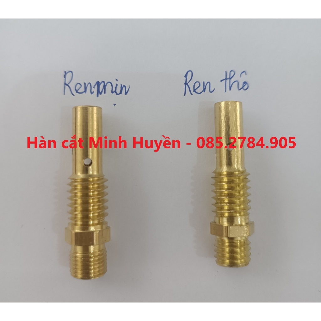 Nối bép cho mỏ hàn mig t200, nối bép 200 ren thô, ren mịn - phụ kiện mỏ hàn mig t200