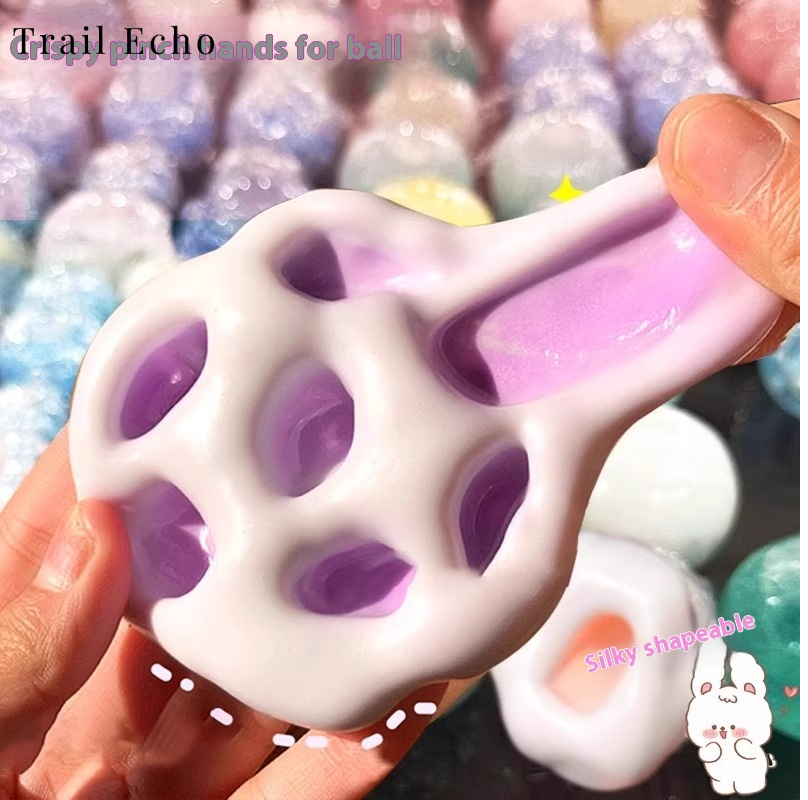 Trail Echo Ice Skin Mochi Squishy DIY Shaping Slow Rebound Stress Relief Toy ราคา 22 บาท*ส่งฟรี