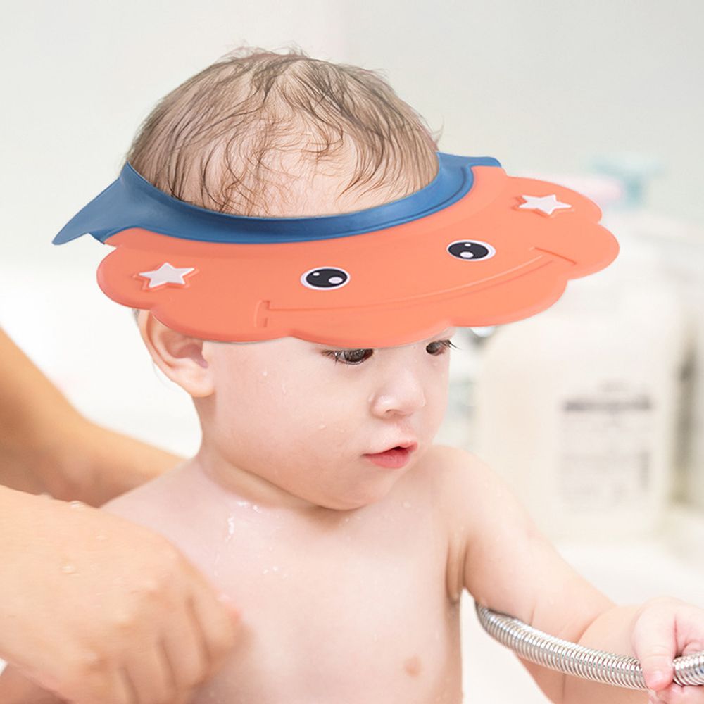 Mũ tấm che tắm trẻ em Mũ rửa bảo vệ mắt dễ thương Nhật Bản Dễ Thương Mũ dầu gội trẻ em