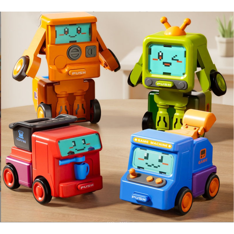 Phim hoạt hình Robocar Poli nhân vật phim hành động cho trẻ em, chuyển đổi, biến dạng bàn tay Anime, xe hơi mô hình, máy bay, Đồ chơi robot, quà tặng