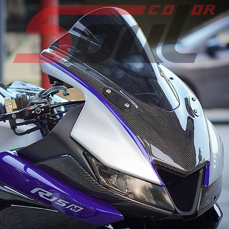 Motorcycle Visor Windshield Windscreen Fit For YAMAHA YZF R125 R15 V3.0