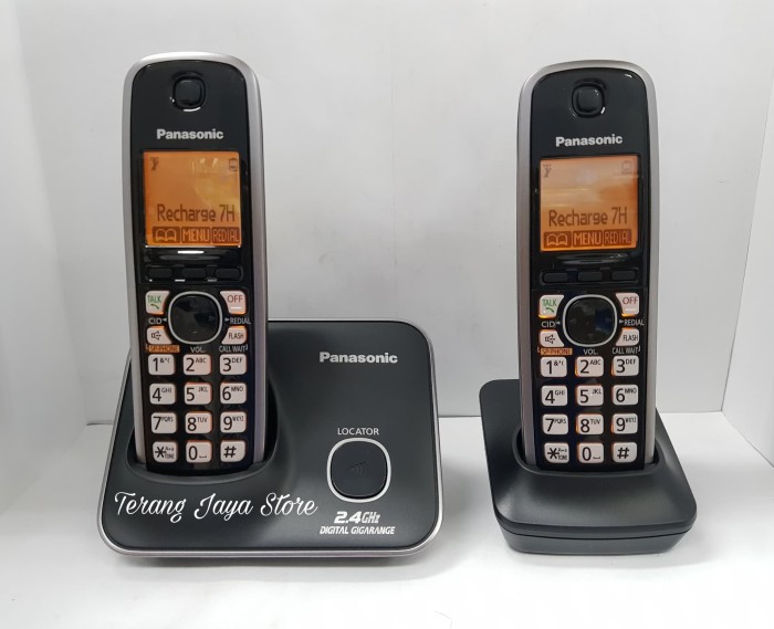 TELEPHONE/ TELEPON WIRELESS CORDLESS PANASONIC KX-TGB212-Shelishop13 Harga  1,664,000 Ringgit*Penghantaran Percuma