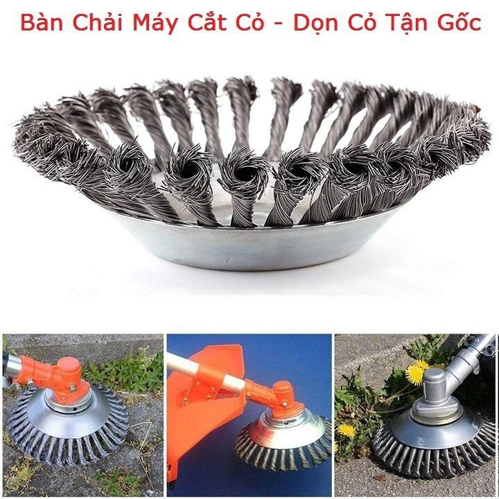 Lưỡi cắt cỏ tận gốc, bàn chải máy cắt cỏ 6 inch và 8 inch
