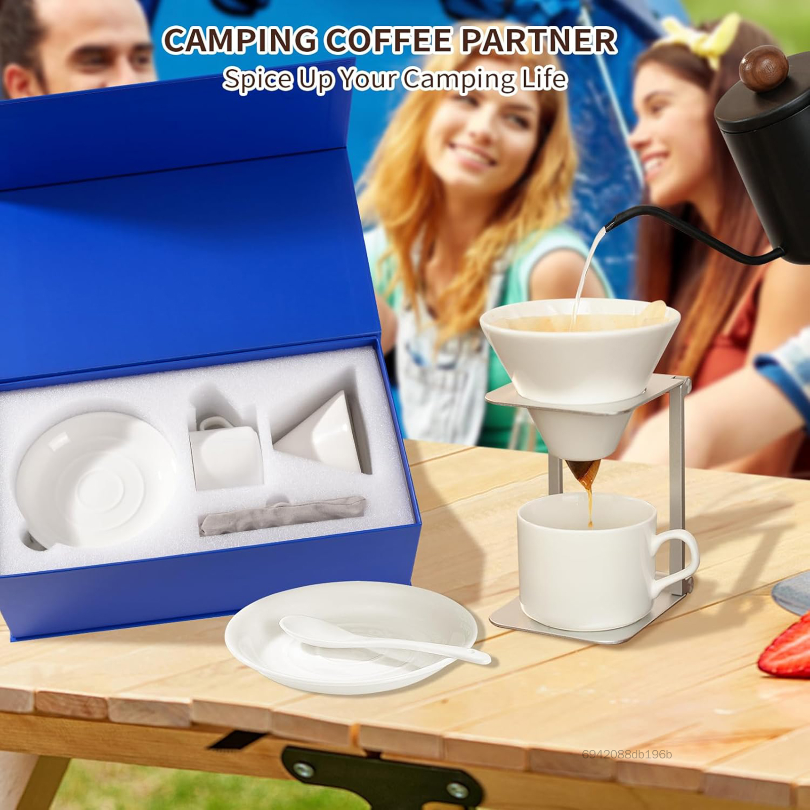 Chân Đế Máy Pha Cà Phê Di Động Có Thể Gập Lại Nhỏ Gọn Chân Đế Cà Phê Dành Cho Nữ Nam Đi Chơi Giải Trí SUN-VN