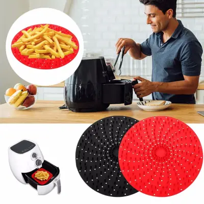 OFHNS Reusable Silicone Non-Stick Replacement Air Fryer Liner Baking Mat Cooking Tool Air fryer accessories