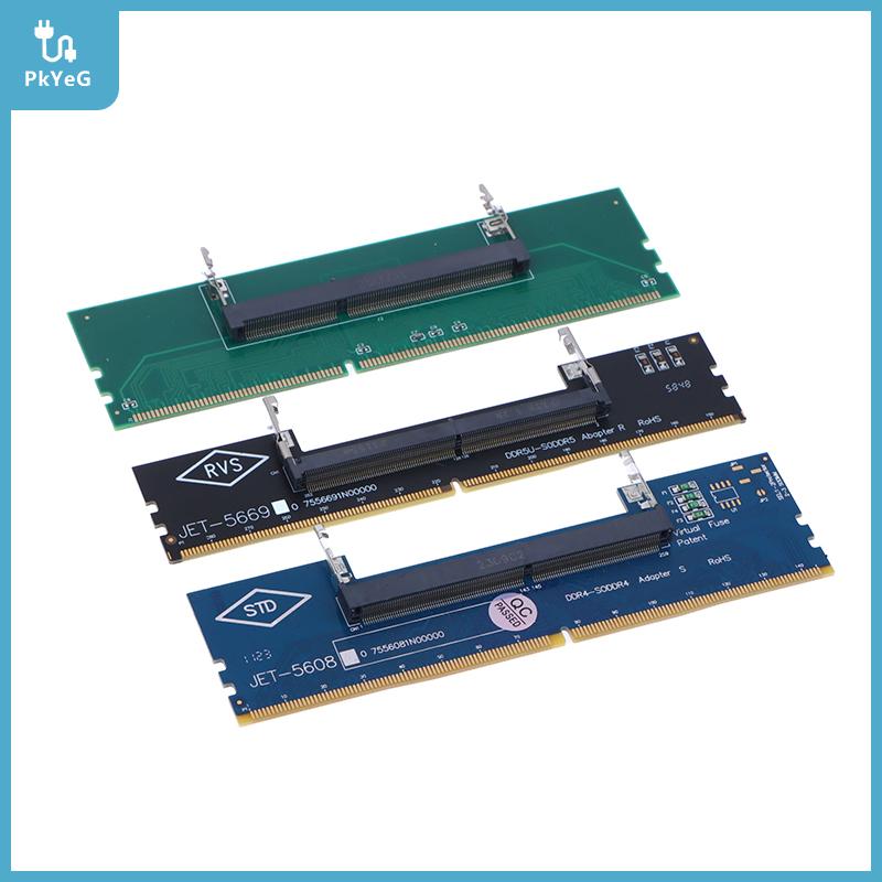 【YIDAO4】 DDR3 DDR4 DDR5แล็ปท็อป SO-DIMM ไปยังเดสก์ท็อปอะแดปเตอร์แปลงการ์ดอะแดปเตอร์เชื่อมต่อหน่วยความจำแรม ราคา 131 บาท*ส่งฟรี