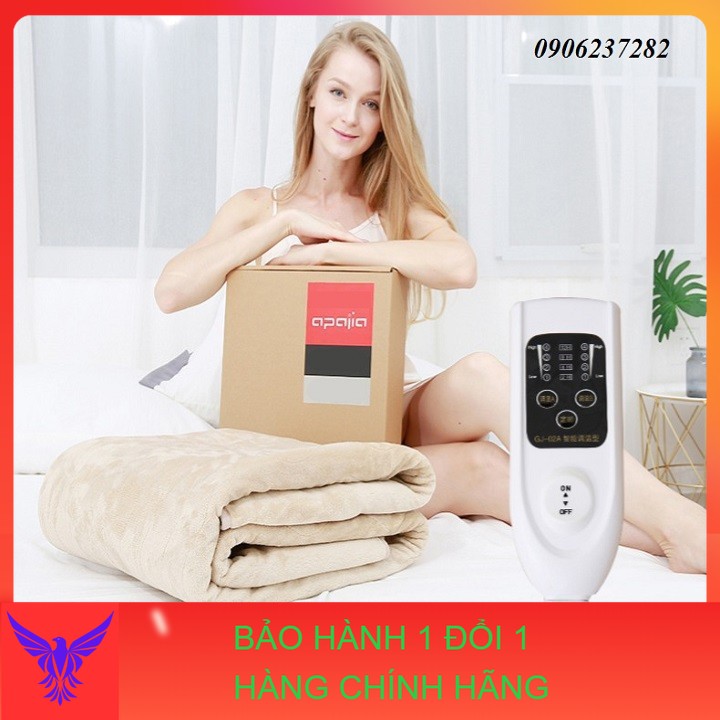 Chăn sưởi điện Apajia 2 vùng nóng độc lập - Chăn sưởi ấm - Chăn sưởi mùa đông - Chăn điện