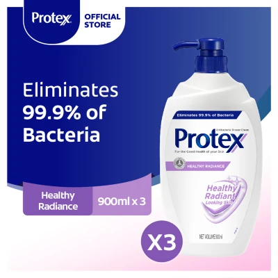 Protex Healthy Radiance Antibacterial Shower Gel 900ml [Bundle of 3] Value Deal (1506756-3)