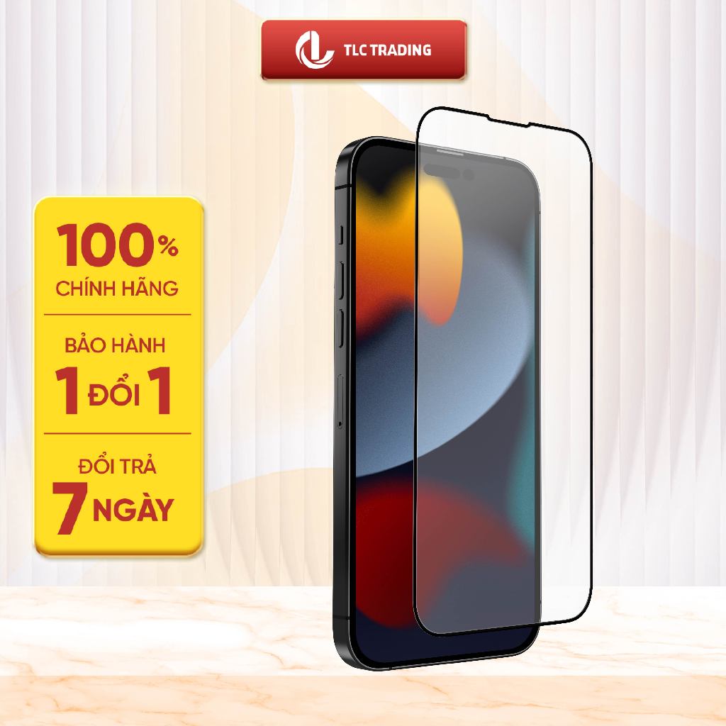 Kính Cường Lực Nhám Cho iPhone 13 Pro Max UNIQ OPTIX Matte (Có Thể Dùng Cho iP 14 Plus) - Hàng Chính Hãng