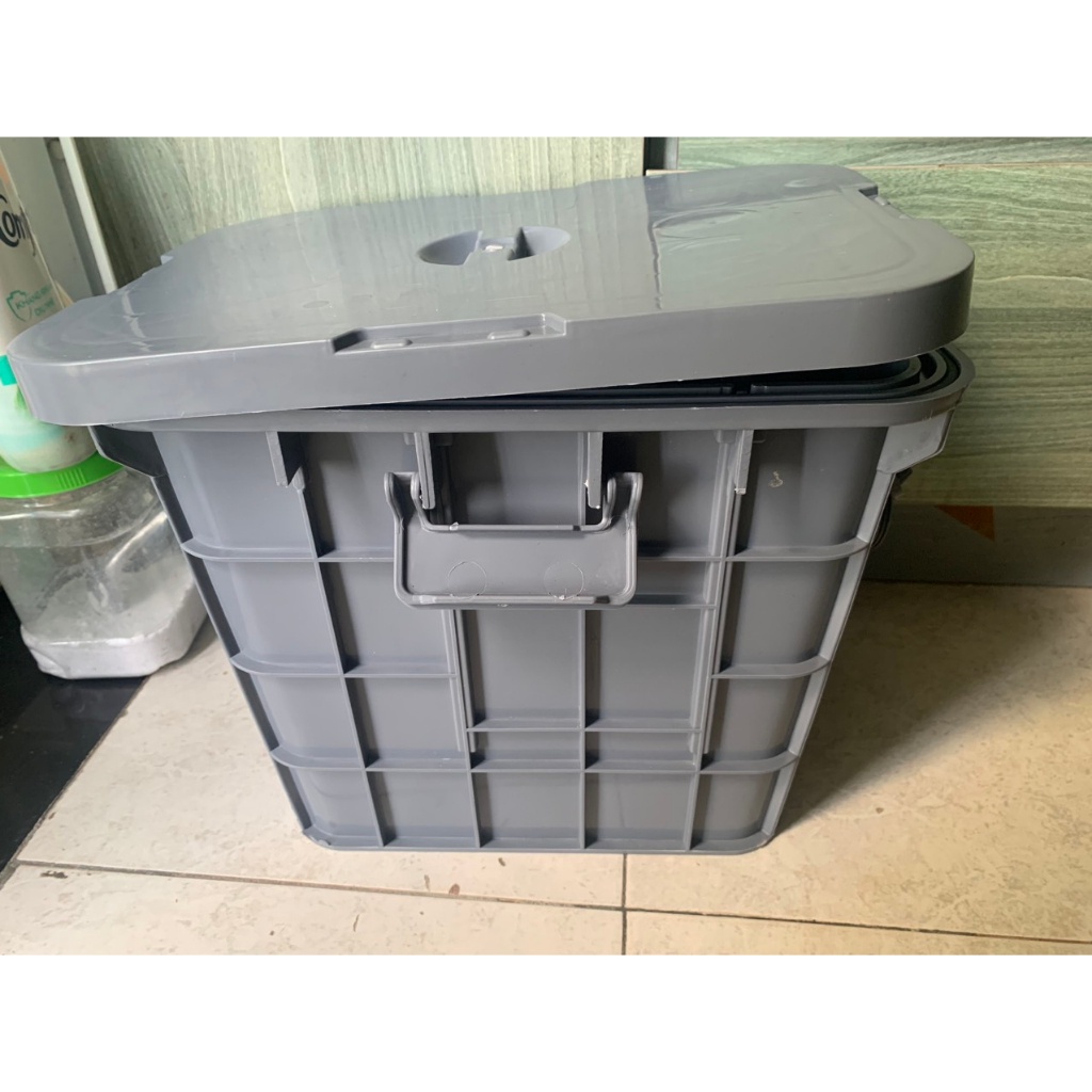 Bể Lọc Dầu Mỡ Gia Đình 25L Khoá Lắp Ron Ngăn Mùi Bẫy Mỡ Thông Minh Không Rò Rỉ Bể Tách Mỡ Gia đình Bẫy Mỡ Thông Minh